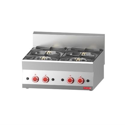 Image de Plaque de cuisson gaz à poser 4 feux 650 65/70PCG - Gastro M