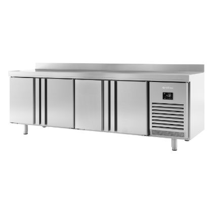 Image de Desserte gastronorme GN 1/1 positive 4 portes - prof. 700
