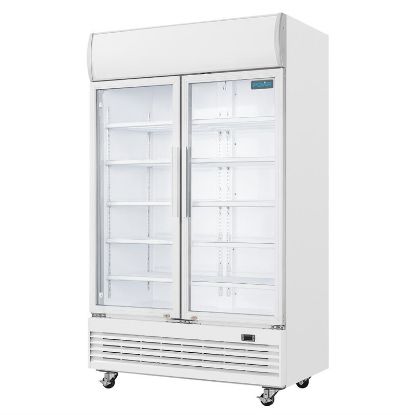 Image de Armoire réfrigérée 2 portes vitrées Série G 950L - Polar
