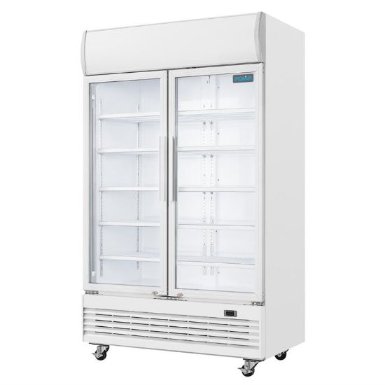 Image de Armoire réfrigérée 2 portes vitrées Série G 950L - Polar