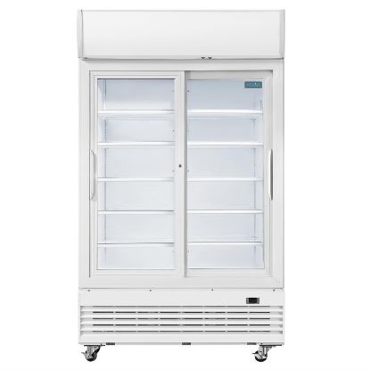 Image de Armoire réfrigérée 2 portes vitrées coulissantes Série G 950L - Polar