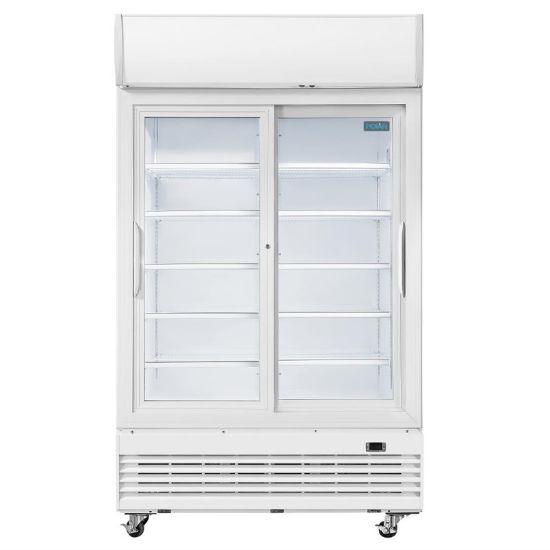 Image de Armoire réfrigérée 2 portes vitrées coulissantes Série G 950L - Polar