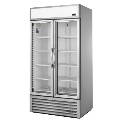 Image de Vitrine verticale positive 2 portes 991L - True