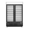 Image de Vitrine réfrigérée négative avec caisson lumineux Série G 920L noire - Polar