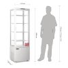 Image de Vitrine réfrigérée porte incurvée Série C blanche 235L - Polar