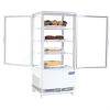 Image de Vitrine réfrigérée blanche portes incurvées Série C 86L - Polar