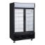 Image de Vitrine réfrigérée positive noire 2 portes battantes Série G 950L - Polar