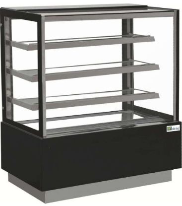 Image de Vitrine pâtissière 540 L - Vitrage droit 3 étagères  L. 1200 mm - AFI Collin Lucy 