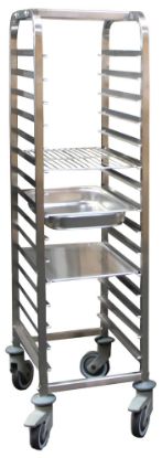 Image de Echelle démontable inox 600x400 - 15 niveaux - L2G 