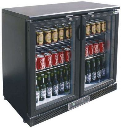 Image de Arrière de bar 2 portes vitrées Hauteur 930 mm - Afi Collin-Lucy  
