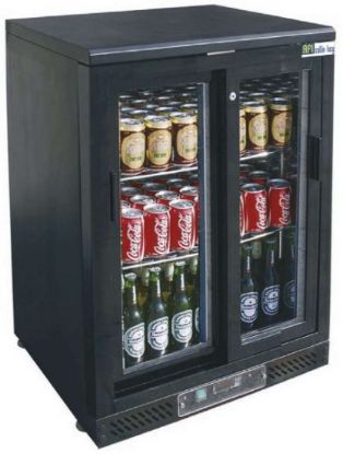 Image de Arrière de bar 1 porte vitrée Haut. 930 mm - Afi Collin-Lucy