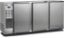 Image de Arrière de bar inox 3 portes pleines 390L Groupe logé - AFI Collin-Lucy  
