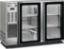 Image de Arrière de bar inox 2 portes vitrées 229L Groupe logé - AFI Collin-Lucy