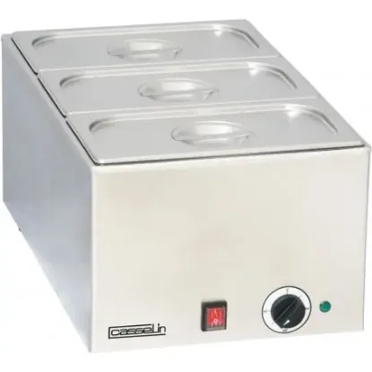 Image de Bain-marie avec 3 x GN 1/3 - CASSELIN