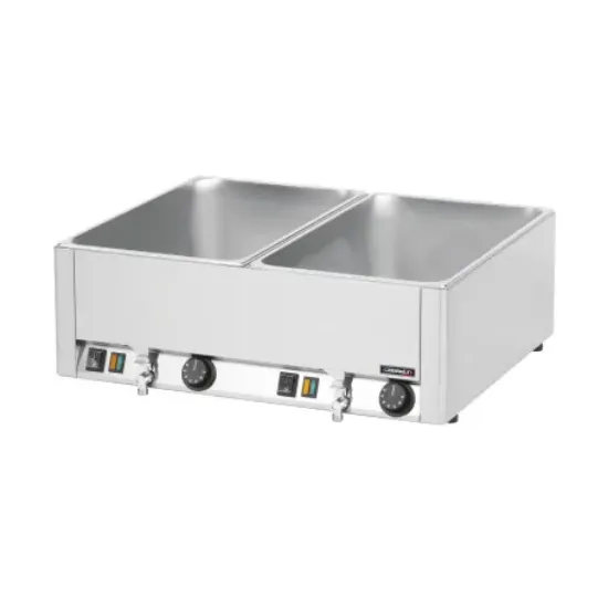 Image de Double bain-marie GN 1/1 avec 2 robinets de vidange - CASSELIN
