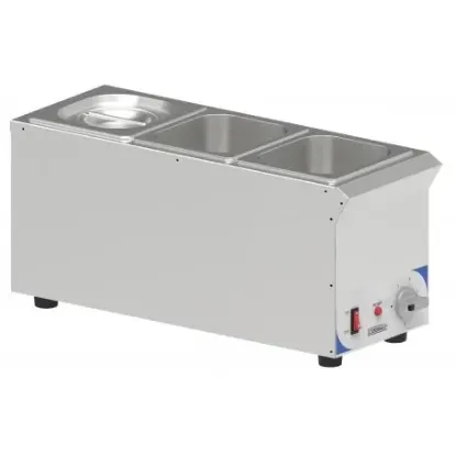 Image de Bain-marie à sauce 3 x GN 1/6 compact - CASSELIN