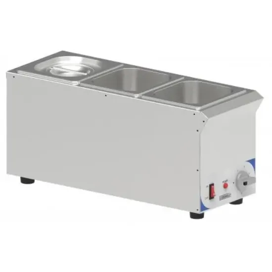 Image de Bain-marie à sauce 3 x GN 1/6 compact - CASSELIN