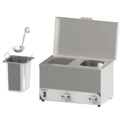 Image de Bain-marie à sauce compact 2 cuves - CASSELIN