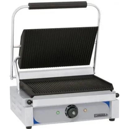 Image de Grill Panini plaques Rainurée / Rainurée - CASSELIN