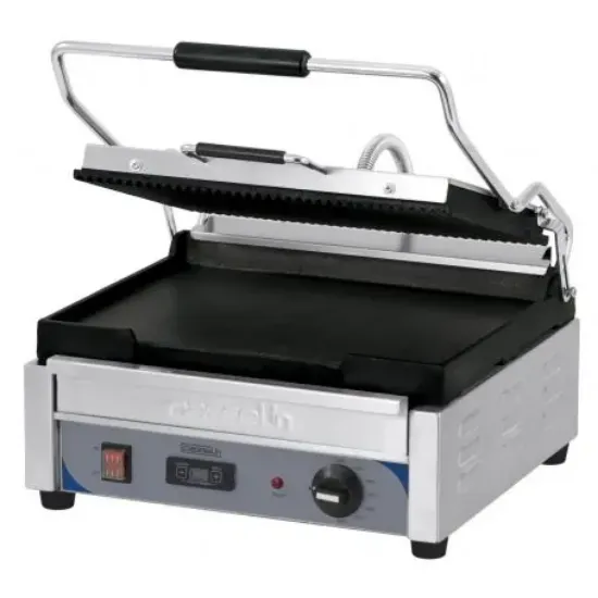 Image de Grill Panini Grand Premium Rainurée - Lisse avec minuteur - CASSELIN
