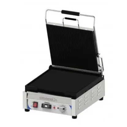 Image de Grill Panini XL Premium Rainurée - Lisse avec minuteur - CASSELIN