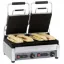 Image de Grill Panini double Premium 2 plaques rainurées avec minuteur - CASSELIN
