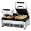 Image de Grill Panini double Premium Rainurée - Lisse avec minuteur - CASSELIN