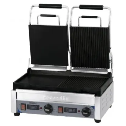 Image de Grill Panini double Premium Mixte avec minuteur - CASSELIN