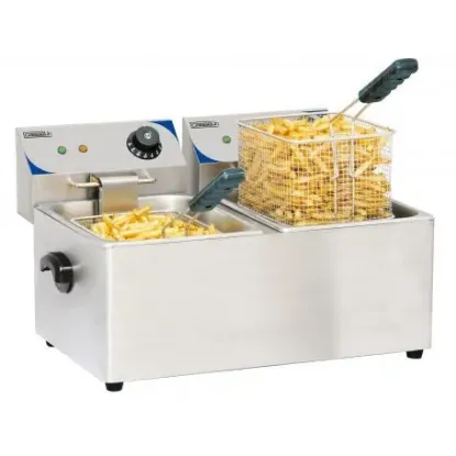 Image de Friteuse électrique 2 x 4 litres - CASSELIN