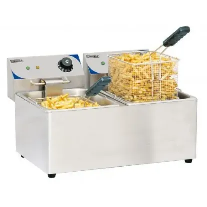 Image de Friteuse électrique 2 x 8 litres - CASSELIN
