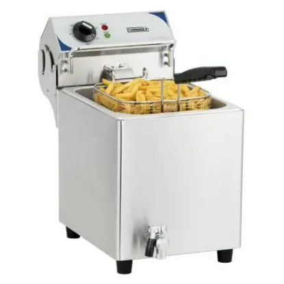 Image de Friteuse électrique avec vanne de vidange 7 litres - CASSELIN