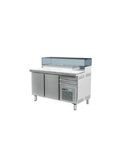 Image de Table snack 2 portes 400/600  dessus granit et espace bac - Groupe Logé - DAP DISTRIBUTION