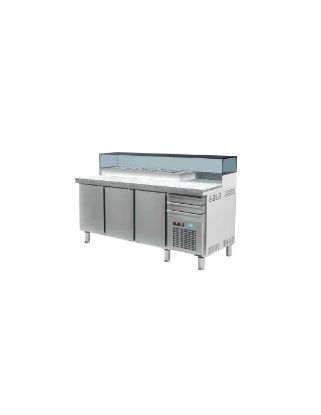 Image de Table snack 3 portes 400/600  dessus granit et espace bac - Groupe Logé - DAP DISTRIBUTION