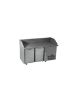 Image de Table pizza réfrigérée 2 portes GN 1/1 dessus granit avec dosseret - DAP DISTRIBUTION