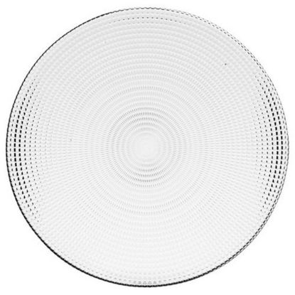 Image de Assiette plate génération 27 cm en verre transparent - Lot de 24 - Novastyl