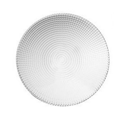 Image de Assiette creuse génération 21 cm en verre transparent - Lot de 24 - Novastyl