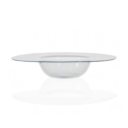 Image de Assiette creuse Gusto 25 cm en verre transparent - Lot de 3 - Ardacam