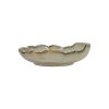 Image de Assiette coupe Nakuru 22,5 cm en grès gris et beige - Lot de 6 - Ogo