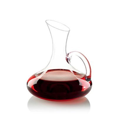 Image de Carafe à décanter avec anse en verre Rêverie 1,5L - Lot de 4 - Novastyl