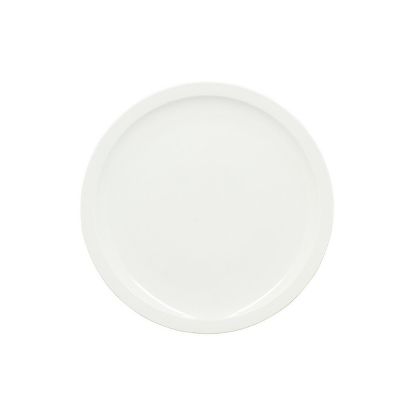Image de Assiette à pizza 30 cm en porcelaine blanche - Lot de 12 - Novastyl