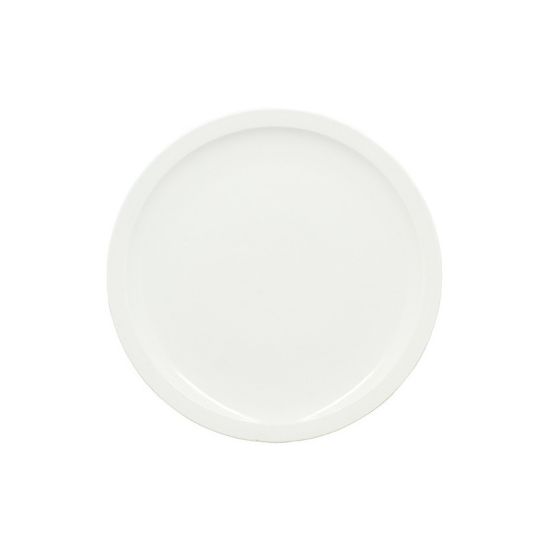 Image de Assiette à pizza 30 cm en porcelaine blanche - Lot de 12 - Novastyl