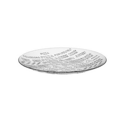 Image de Assiette à pizza Vicence 35 cm en verre - Lot de 6 - Novastyl