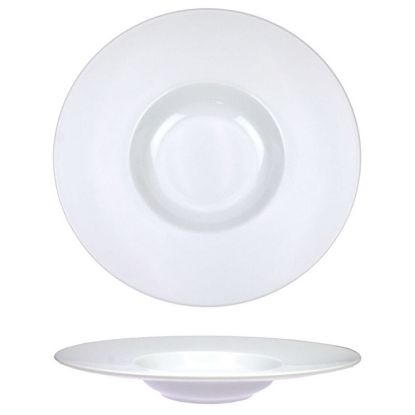 Image de Assiette Roma 27 cm en porcelaine blanche 35 cl - Lot de 6 - Lubiana