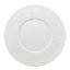 Image de Assiette plate Martelé 29 cm en porcelaine blanche - Lot de 6 - Novastyl