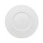 Image de Assiette à dessert Martelé 23 cm en porcelaine blanche - Lot de 6 - Novastyl  
