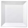 Image de Assiette plate carrée 30 cm en porcelaine blanche - Lot de 4 - Novastyl 