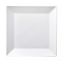 Image de Assiette dessert carrée 19 cm en porcelaine blanche - Lot de 6 - Novastyl