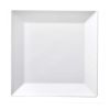 Image de Assiette dessert carrée 19 cm en porcelaine blanche - Lot de 6 - Novastyl