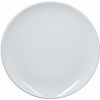Image de Assiette plate Boss 24 cm en porcelaine blanche - Lot de 12 - Novastyl
