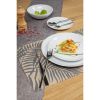 Image de Assiette plate Boss 24 cm en porcelaine blanche - Lot de 12 - Novastyl